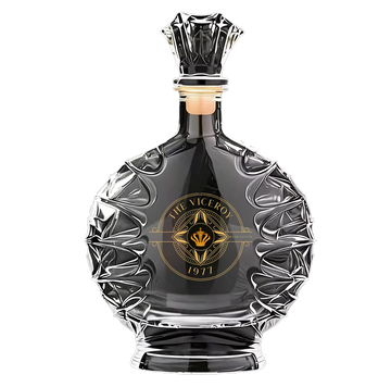 Decorative bottle with intricate design and 'The Viceroys' branding.